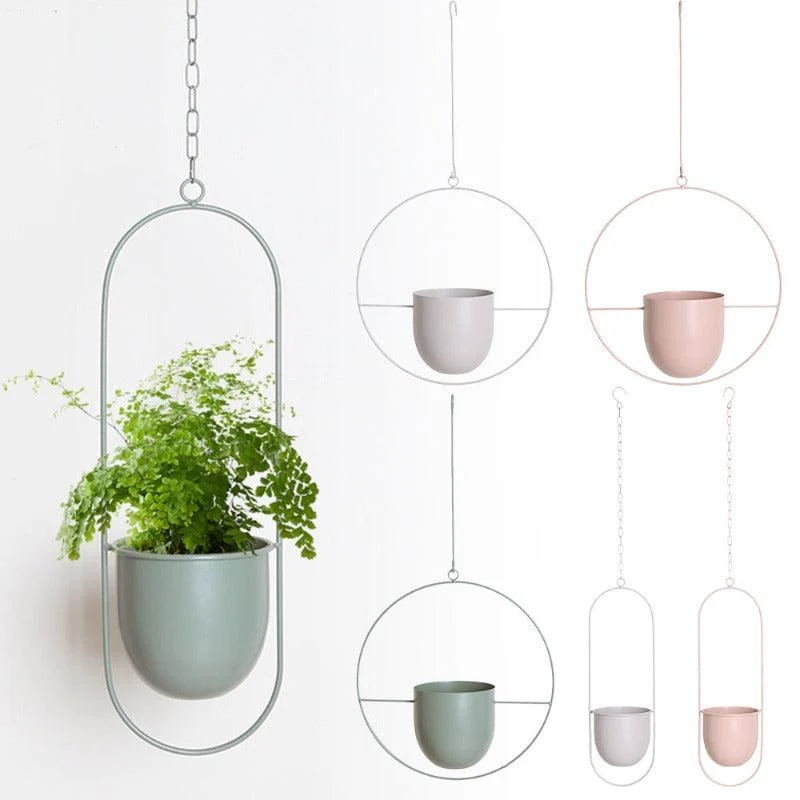 Homeko_Vivienne_Hanging_Metal_Planter_Pot_Holders_-_-4289622 Homeko Vivienne Hanging Metal Planter Pot Holders -