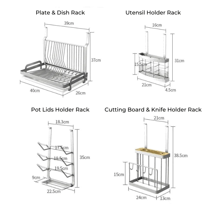 Homeko_Wall-Mounted_Kitchen_Utensil_Storage_Racks_-_-4290430 Homeko Wall-Mounted Kitchen Utensil Storage Racks -