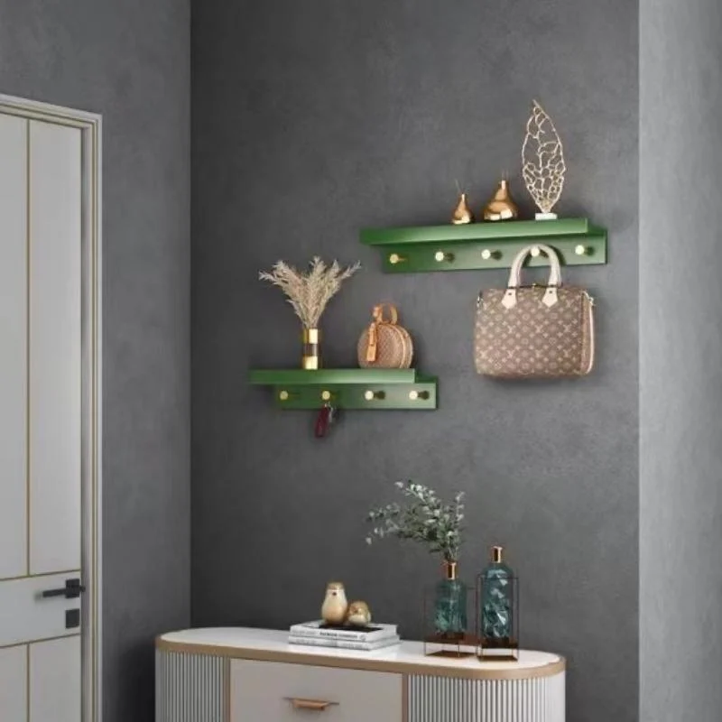 Homeko_Wall_Storage_Shelf_with_Gold_Hooks_-_-4290175 Homeko Wall Storage Shelf with Gold Hooks -