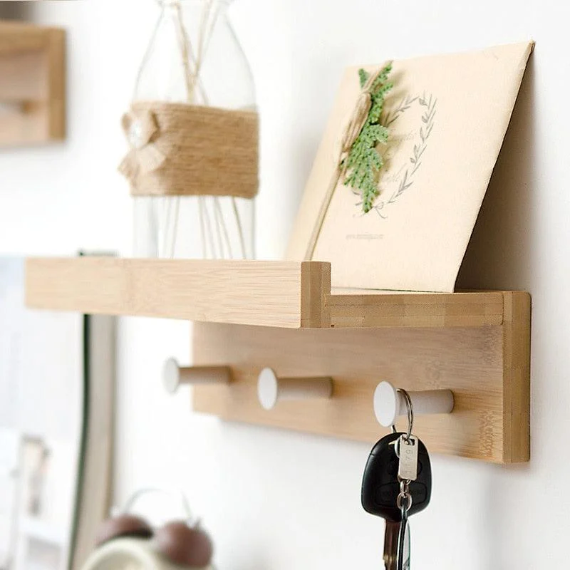 Homeko_Wall_Storage_Shelf_with_Hooks_-_-4290252 Homeko Wall Storage Shelf with Hooks -