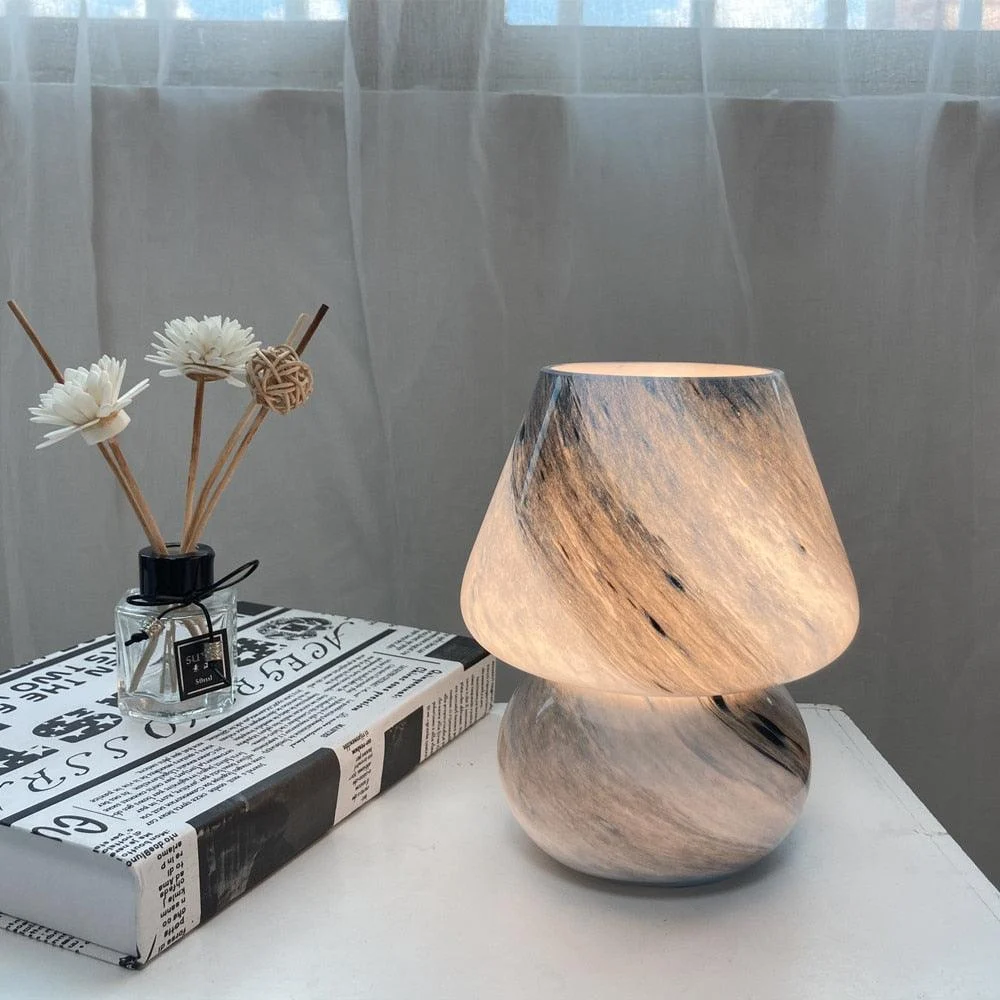 Homeko_Way_Mushroom_Glass_Table_Lamp_-_-4291483 Homeko Way Mushroom Glass Table Lamp -
