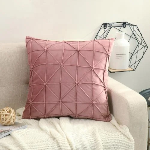 Homeko_Window_Pane_Velvet_Pillow_Cover_-_-4291964 Homeko Window Pane Velvet Pillow Cover -