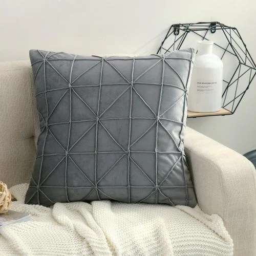Homeko_Window_Pane_Velvet_Pillow_Cover_-_-4291971 Homeko Window Pane Velvet Pillow Cover -