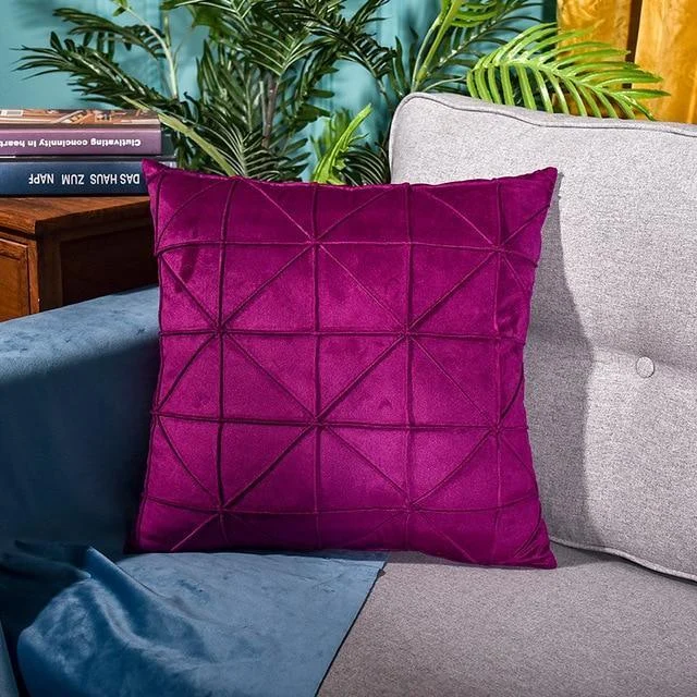 Homeko_Window_Pane_Velvet_Pillow_Cover_-_-4292029 Homeko Window Pane Velvet Pillow Cover -