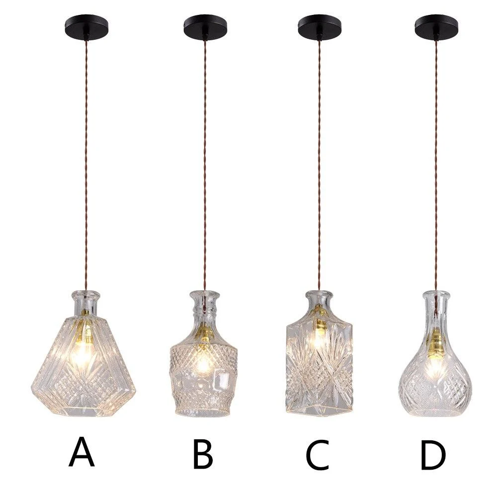 Homeko Wine Bottle LED Pendant Lamp -