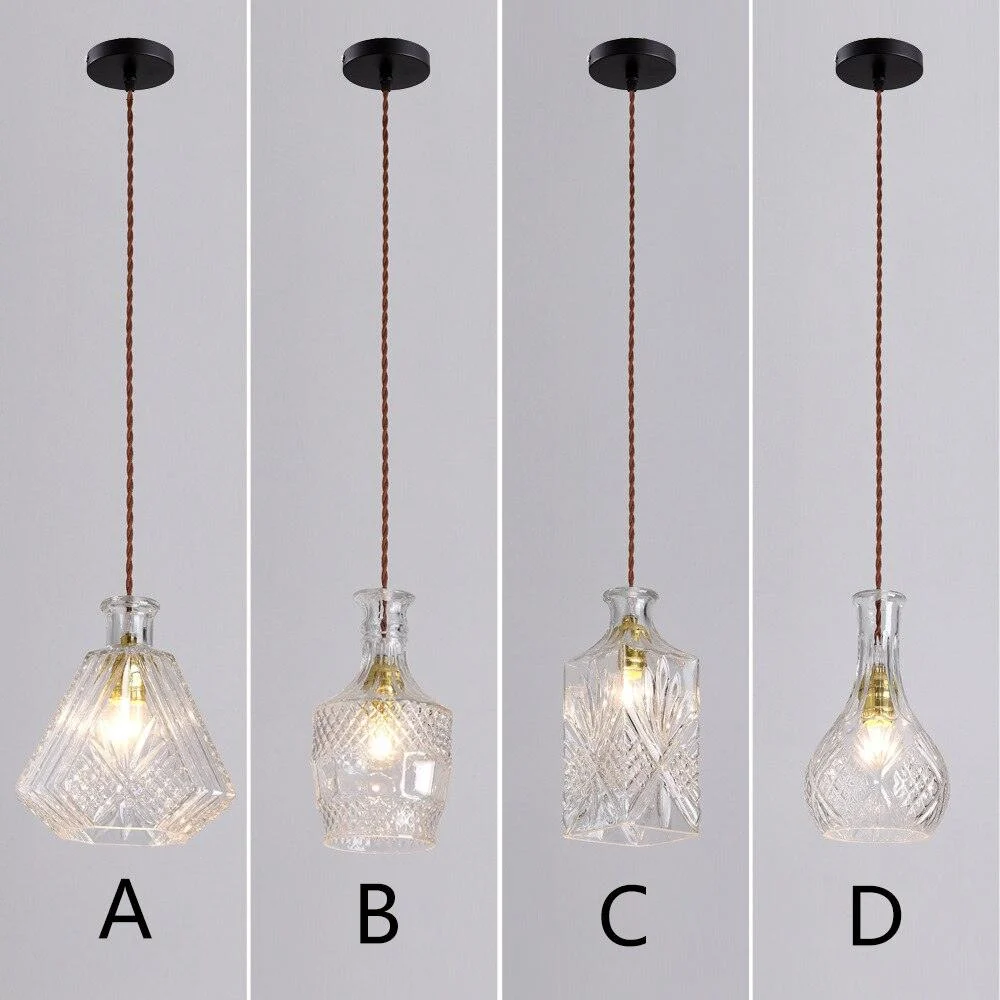 Homeko Wine Bottle LED Pendant Lamp -