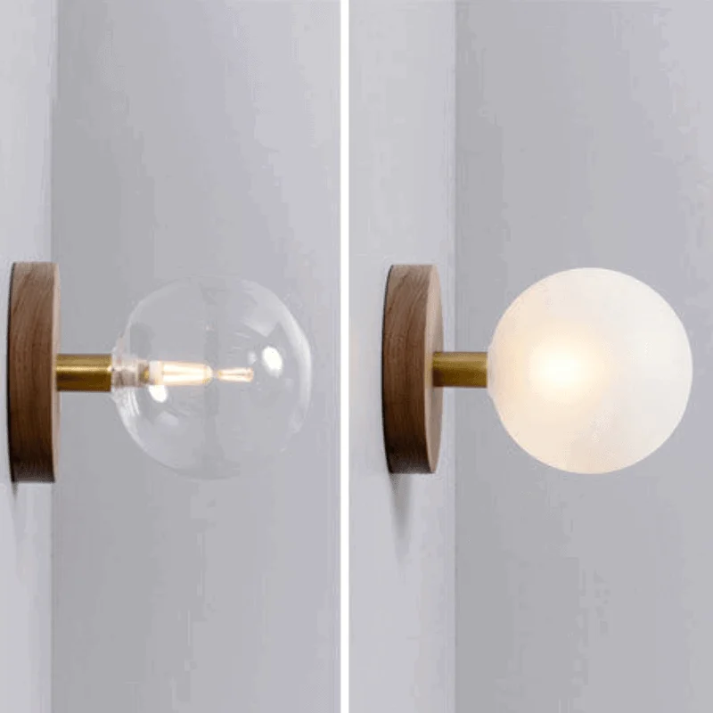 Homeko Wood Art Wall Lamp -