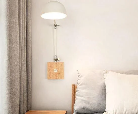 Homeko Wood Bedhead Wall Light -
