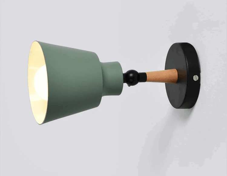 Homeko Wooden Bracket Wall Light -