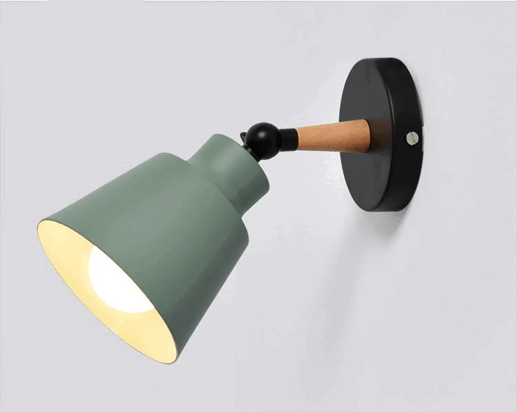 Homeko Wooden Bracket Wall Light -