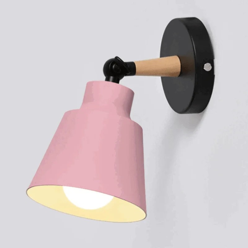 Homeko Wooden Bracket Wall Light -
