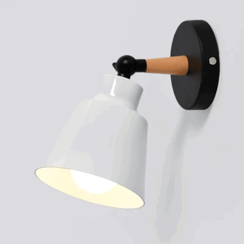 Homeko Wooden Bracket Wall Light -