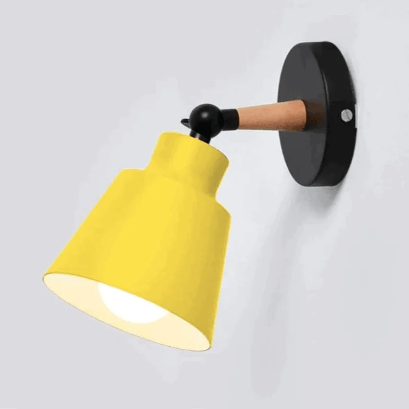 Homeko Wooden Bracket Wall Light -