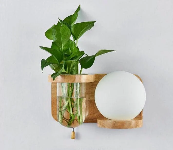 Homeko_Wooden_Planter_Wall_Lamp_-_-4293827 Homeko Wooden Planter Wall Lamp -
