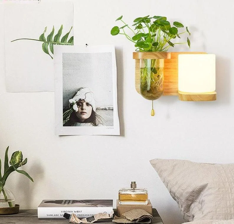 Homeko_Wooden_Planter_Wall_Lamp_-_-4293833 Homeko Wooden Planter Wall Lamp -