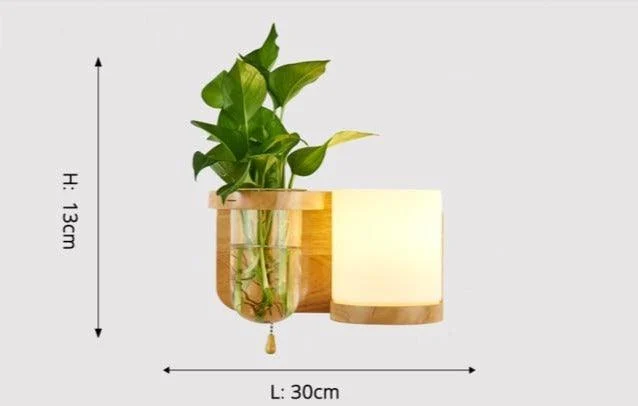 Homeko_Wooden_Planter_Wall_Lamp_-_-4293849 Homeko Wooden Planter Wall Lamp -