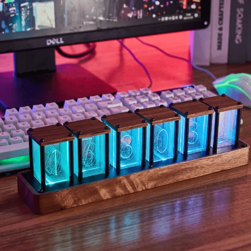 Homeko_Wooden_RGB_Clock_-_-4293921 Homeko Wooden RGB Clock -