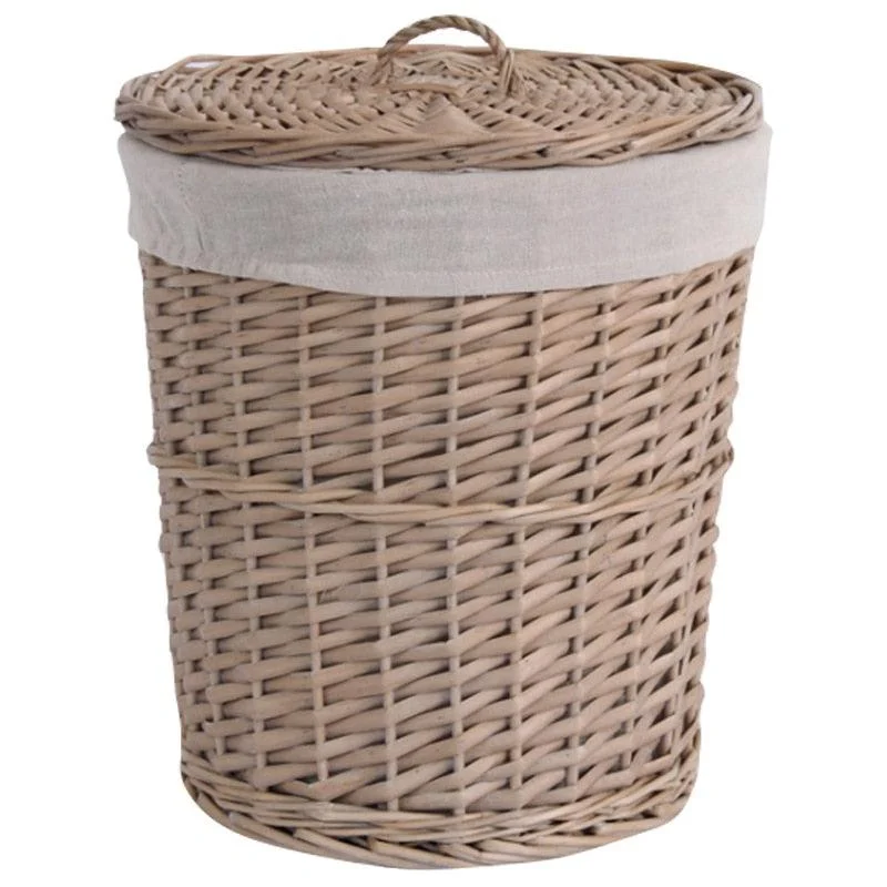 Homeko_Woven_Wicker_Storage_Basket_with_Lid_-_-4294244 Homeko Woven Wicker Storage Basket with Lid -