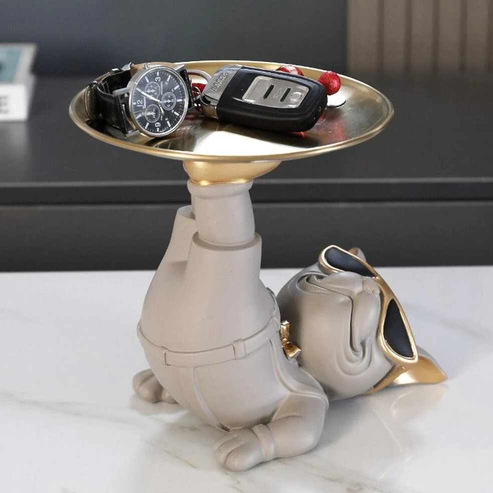 Homeko_Yoga_Bulldog_Sculpture_And_Tray_-_-4294896 Homeko Yoga Bulldog Sculpture And Tray -