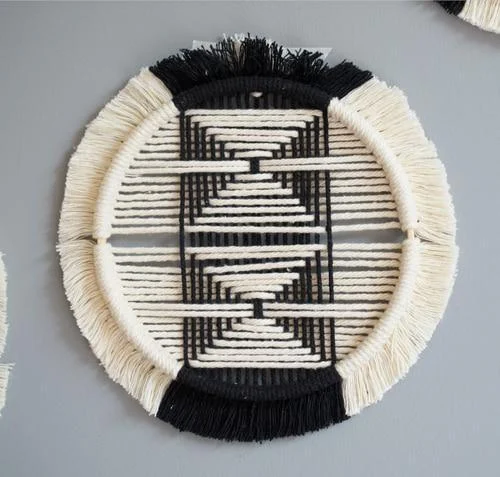 Homeko_in_Black_Macrame_Discs_-_-4250073 Homeko in Black Macrame Discs -