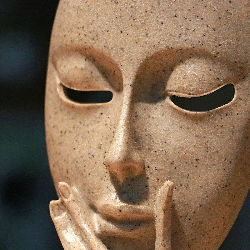 Homeko in Thought Statues -