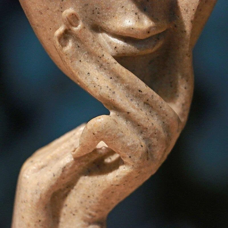 Homeko in Thought Statues -