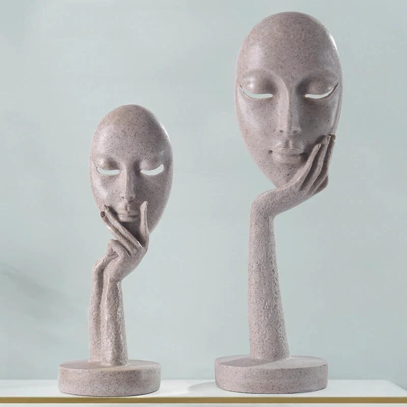 Homeko in Thought Statues -