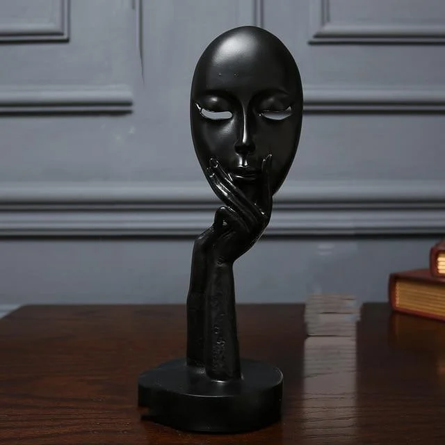 Homeko in Thought Statues -