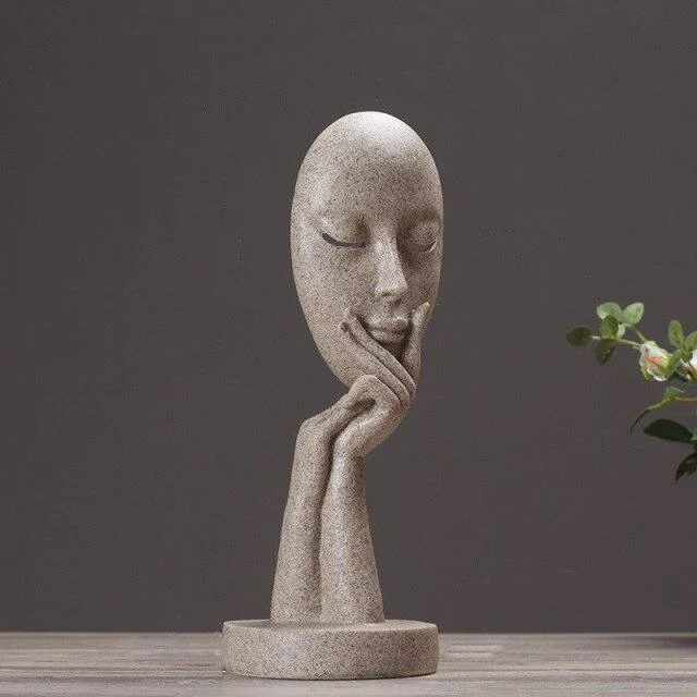 Homeko in Thought Statues -