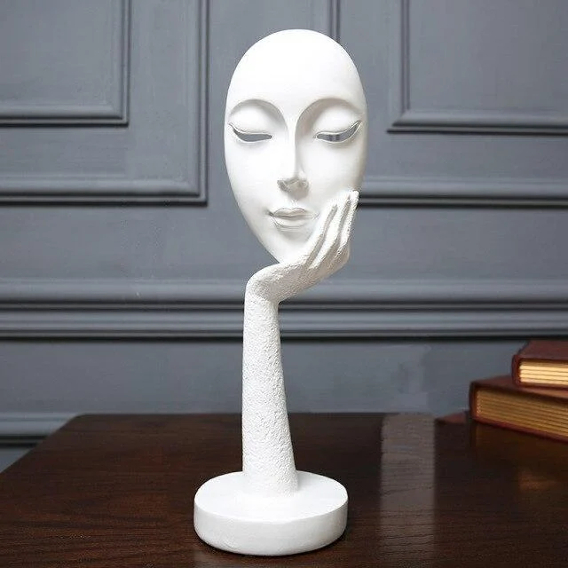 Homeko in Thought Statues -