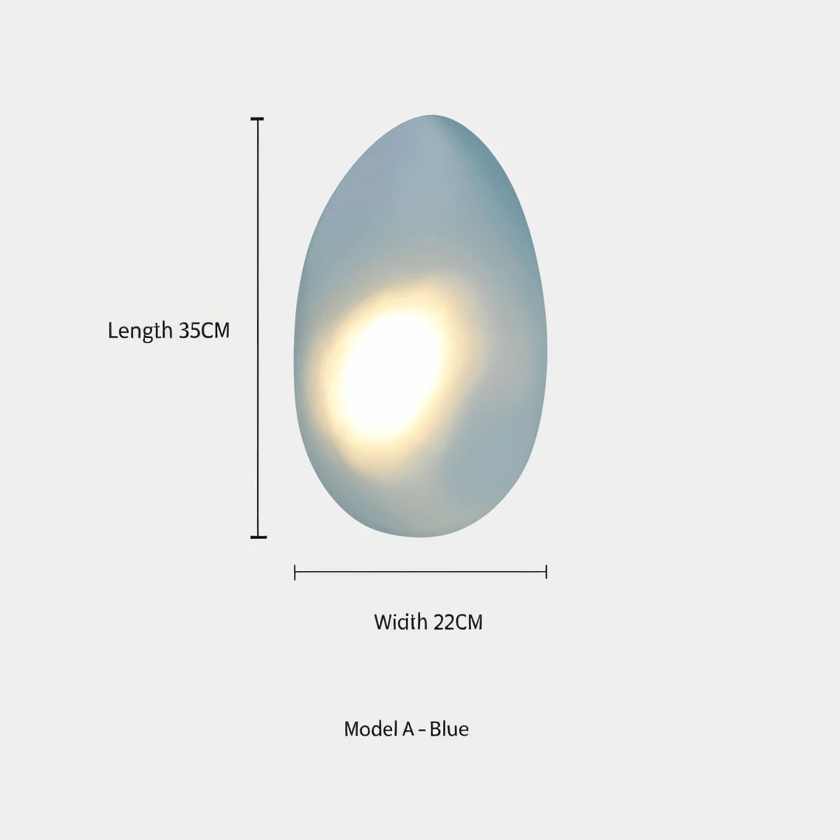 HomoraPebbleHueWallLight12 Homorapebblehuewalllight12