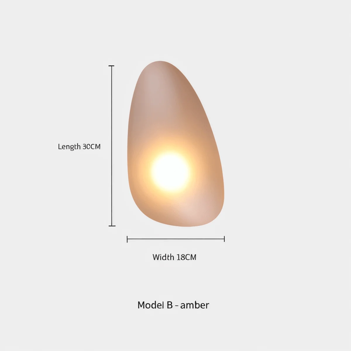 HomoraPebbleHueWallLight18 Homorapebblehuewalllight18