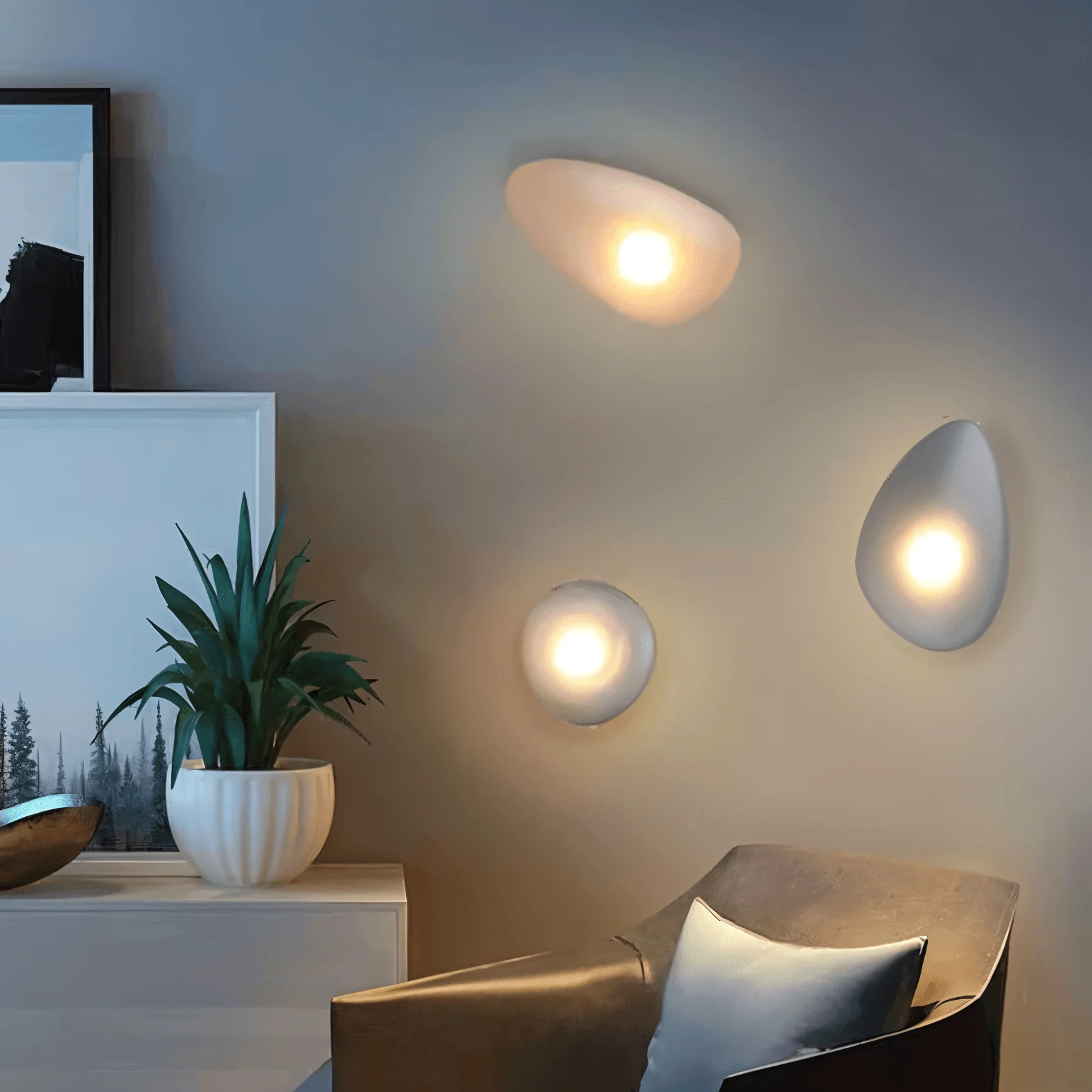HomoraPebbleHueWallLight2 Homorapebblehuewalllight2