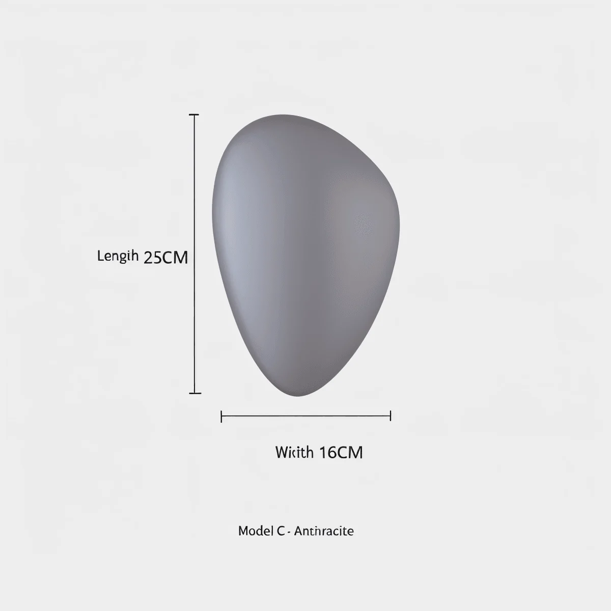 HomoraPebbleHueWallLight25 Homorapebblehuewalllight25