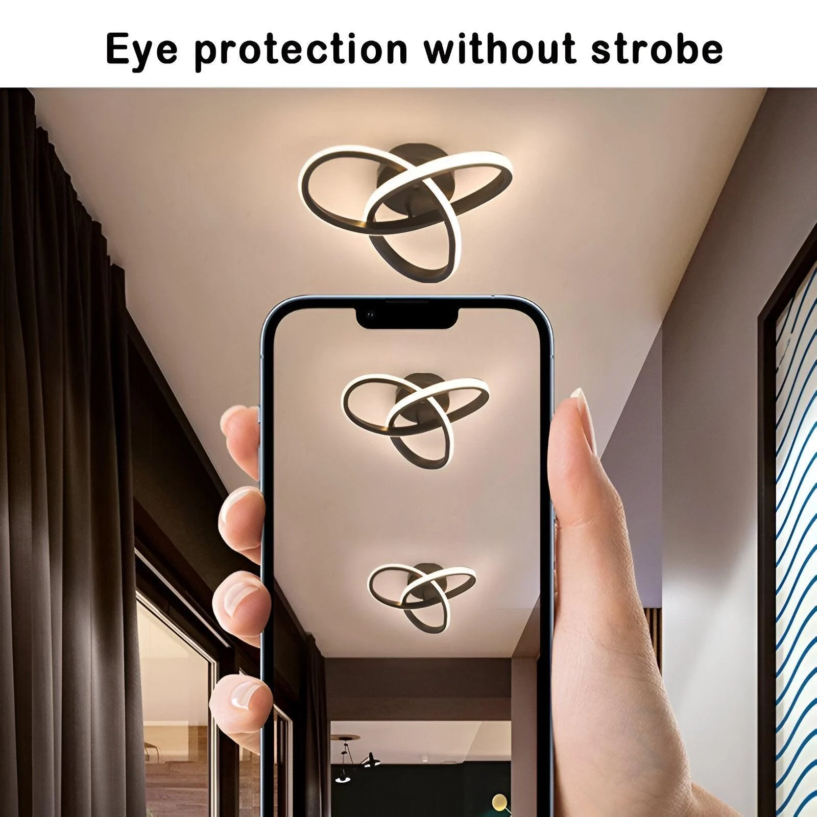 HomoraSwirlLEDDeckenleuchte Homoraswirlleddeckenleuchte