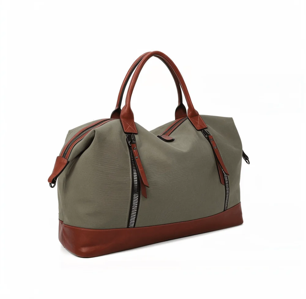 HomoraZweifarbigeLeder-Reisetasche9 Homorazweifarbigeleder Reisetasche9