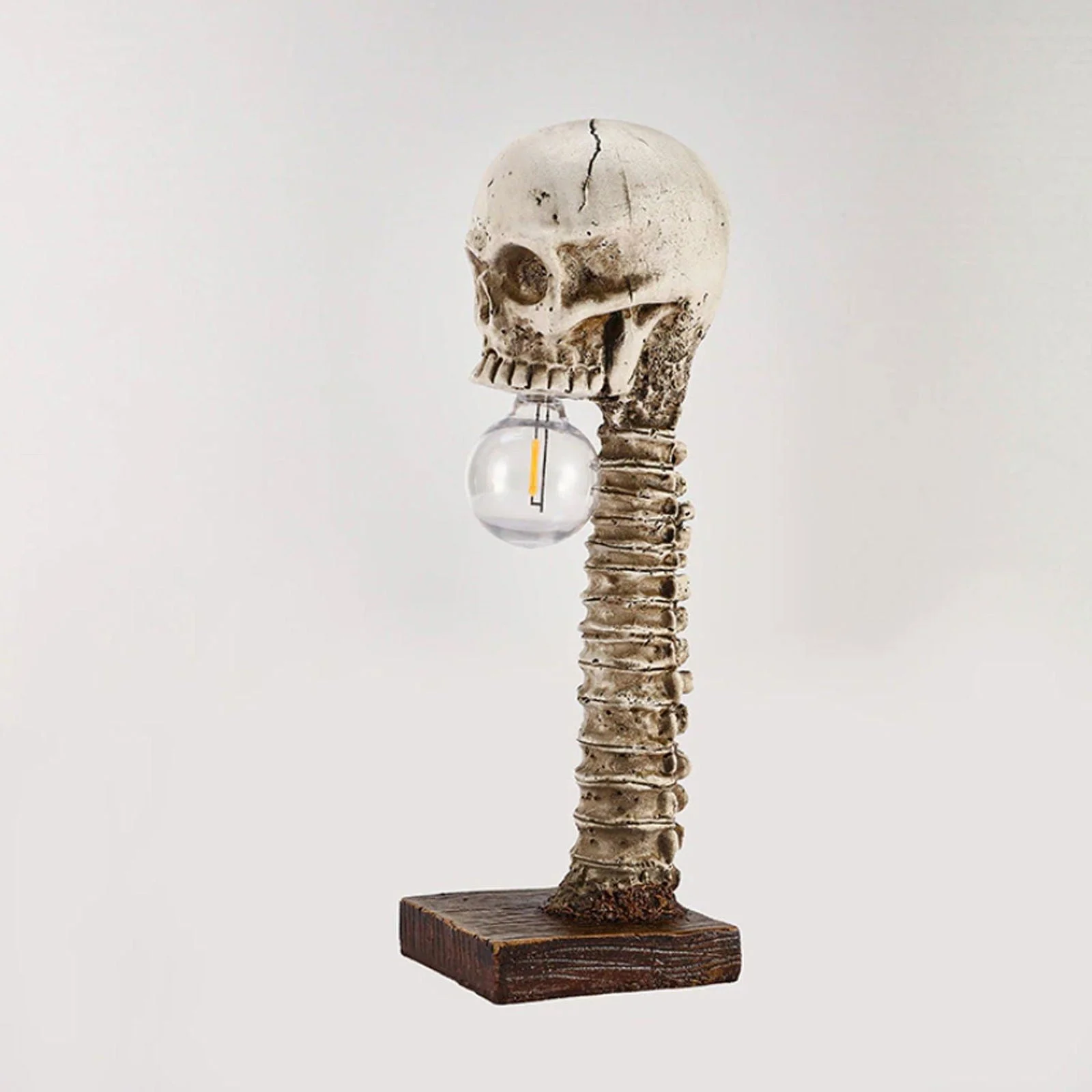 Horror_Skull_with_Spine_Lamp_-_-4297891 Horror Skull with Spine Lamp -