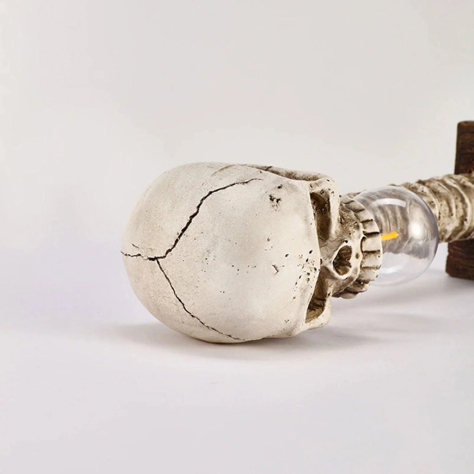 Horror_Skull_with_Spine_Lamp_-_-4297912 Horror Skull with Spine Lamp -