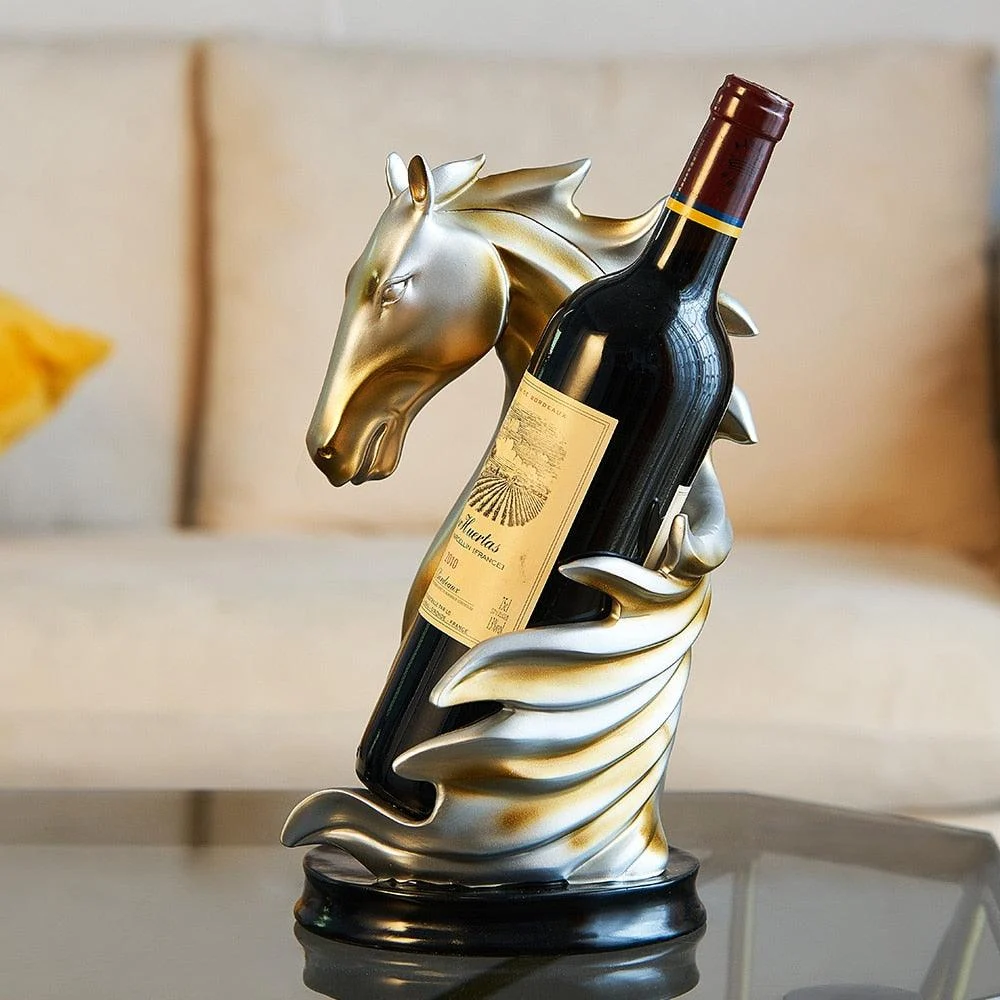 HorseShapedWineHolder-Homeko4 Horse Shaped Wine Holder - Homeko