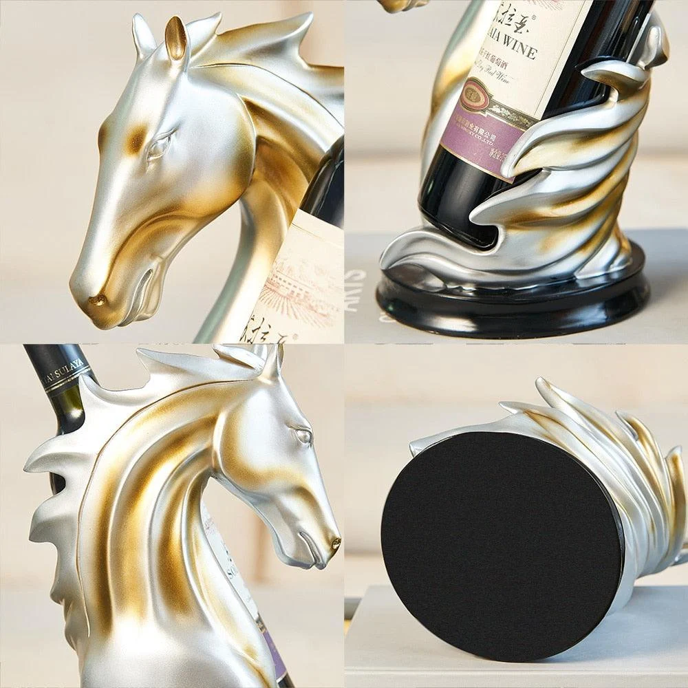 HorseShapedWineHolder-Homeko6 Horse Shaped Wine Holder - Homeko