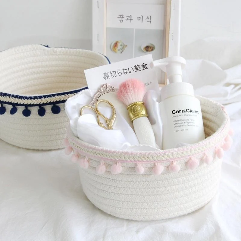 Household-White-Laundry-Basket-Unique-Woven-Wool-Ball-Storage-Basket-Home-Decoration-Cotton-Thread-Storage-Basket_25682337-a52d-4a7d-aa6c-624081da9581 Household White Laundry Basket Unique Woven Wool Ball Storage Basket Home Decoration Cotton Thread Storage Basket 25682337 A52d 4a7d Aa6c 624081da9581