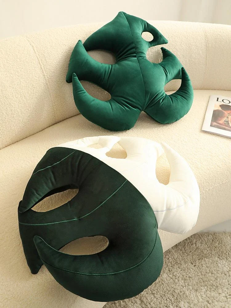 Houseplant Leaf Pillow -