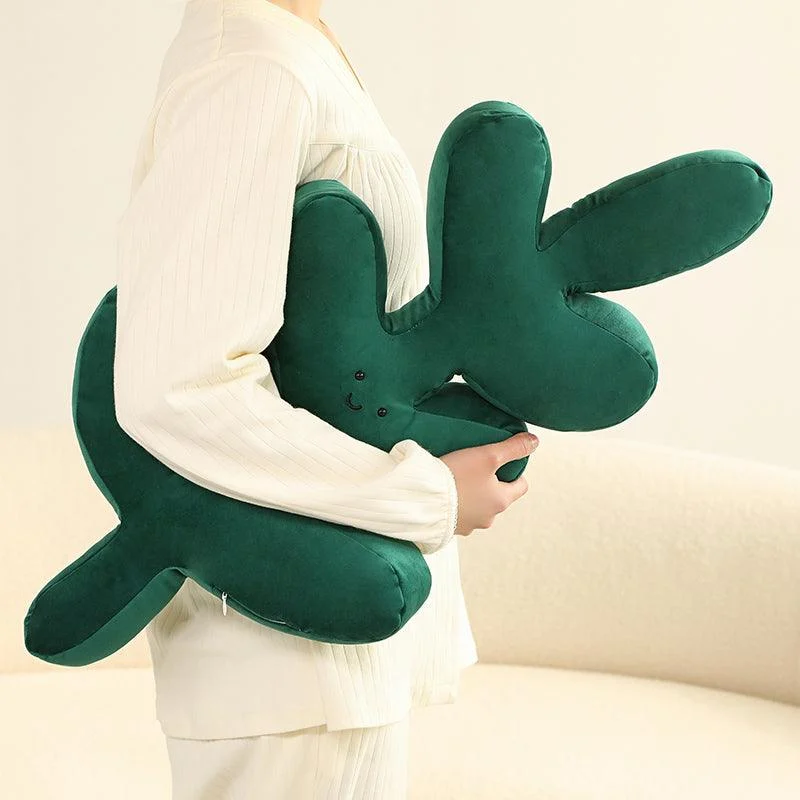 Houseplant Leaf Pillow -
