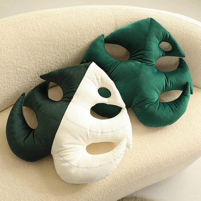 Houseplant Leaf Pillow -