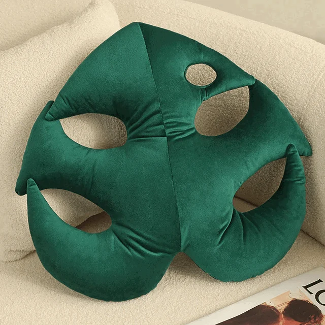 Houseplant Leaf Pillow -