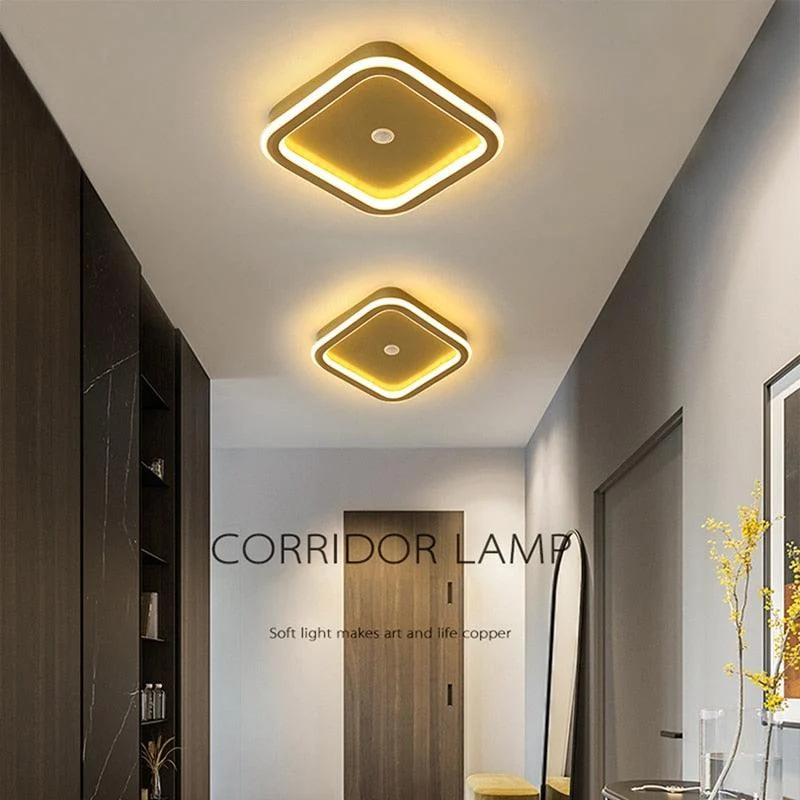 Human PIR Motion Sensor LED Ceiling Lamp for Bedroom Corridor -  - #tag1#