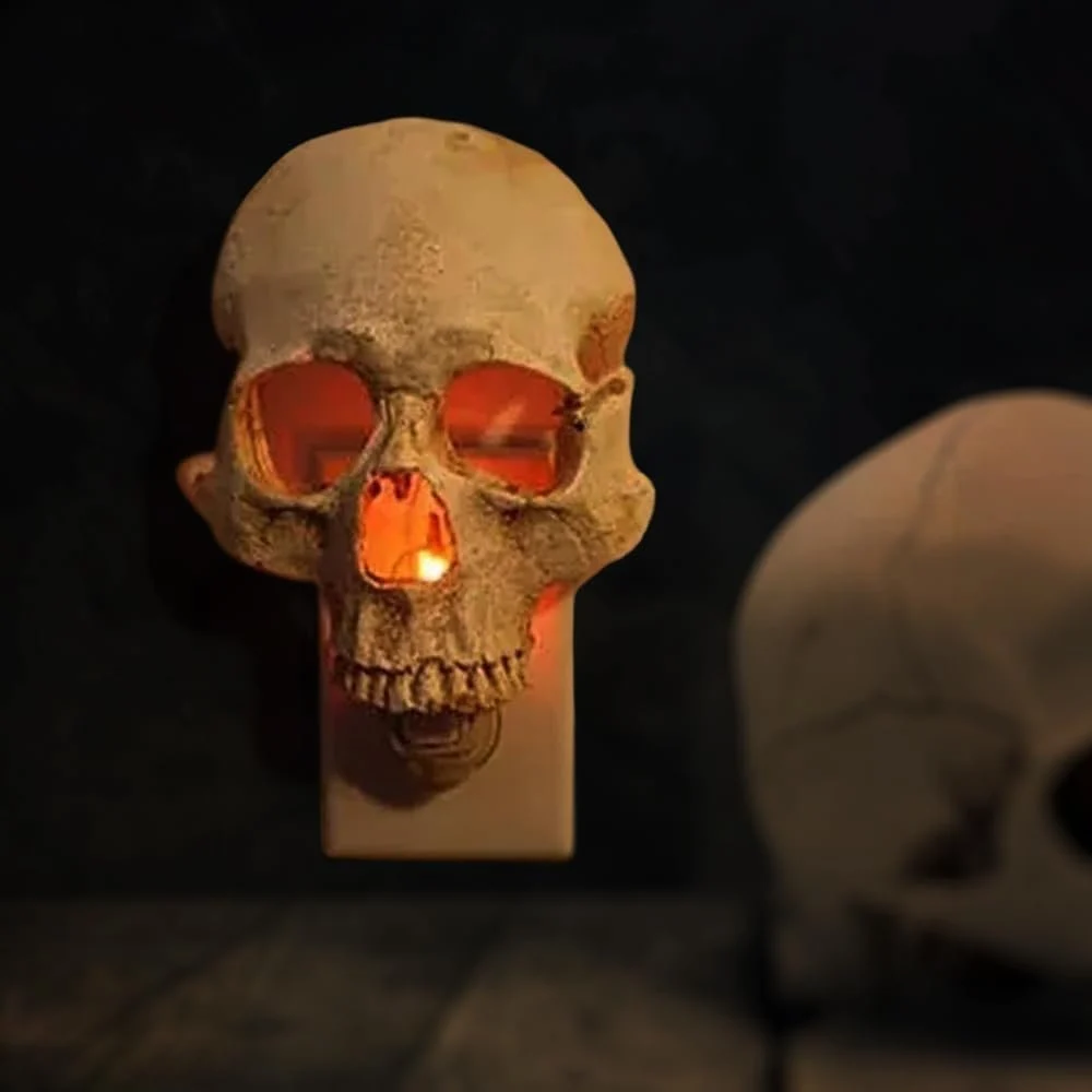 Human_Skull_Light_-_Gothic_Skeleton_Skull_Plug_Into_Wall_Night_Light_-_-_tag1_-4275643 Human Skull Light - Gothic Skeleton Skull Plug Into Wall Night Light - - #tag1#
