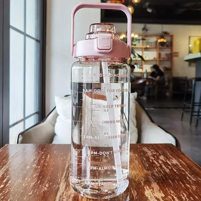 HydrationMotivationStrawWaterBottle-Homeko7 Hydration Motivation Straw Water Bottle - Homeko