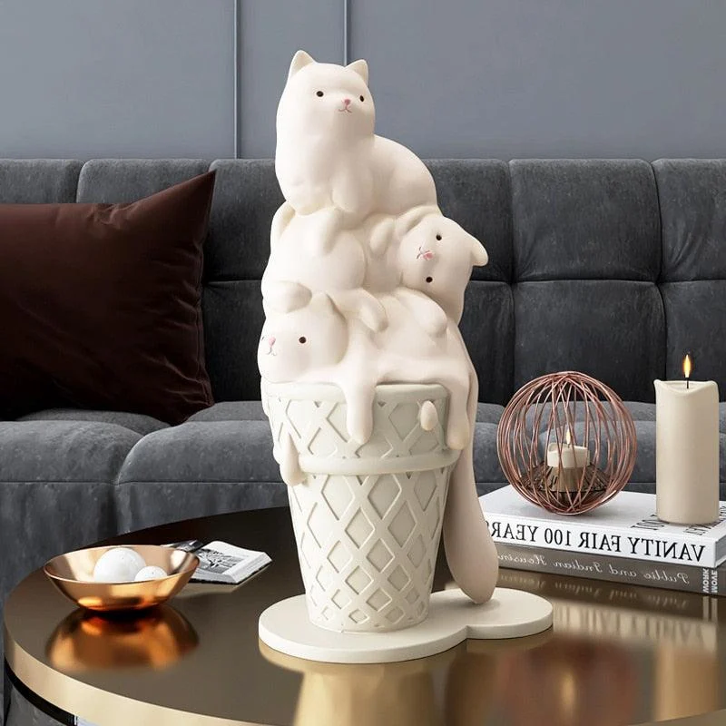 IceCreamCatDecor-Homeko3 Ice Cream Cat Decor - Homeko