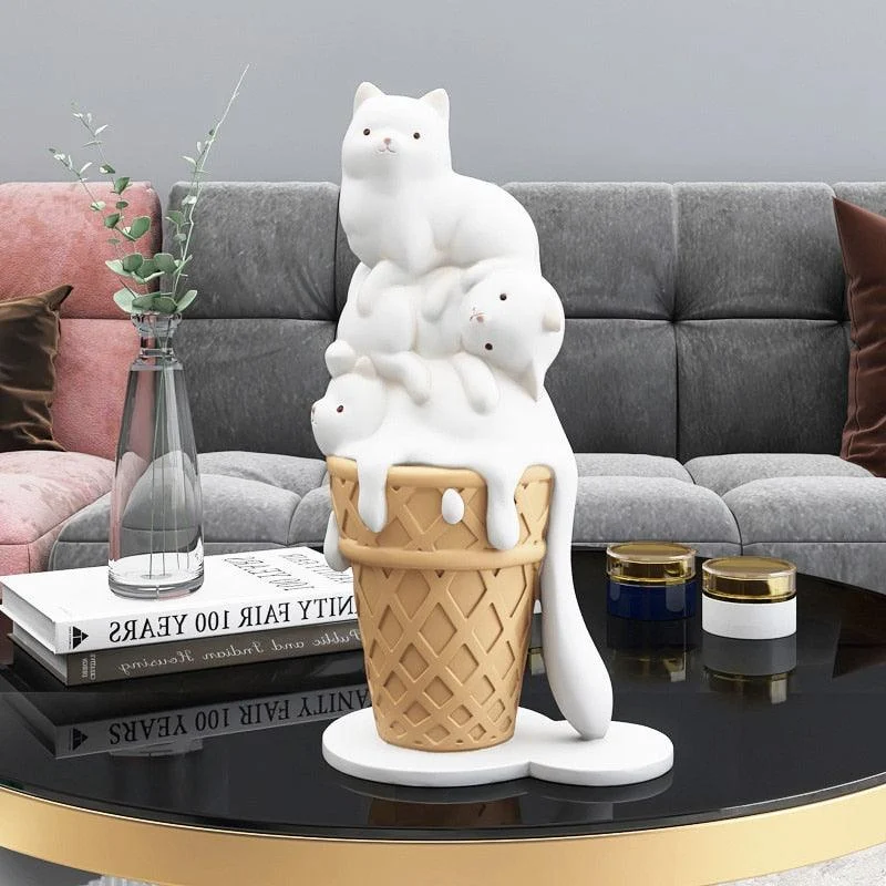 IceCreamCatDecor-Homeko4 Ice Cream Cat Decor - Homeko